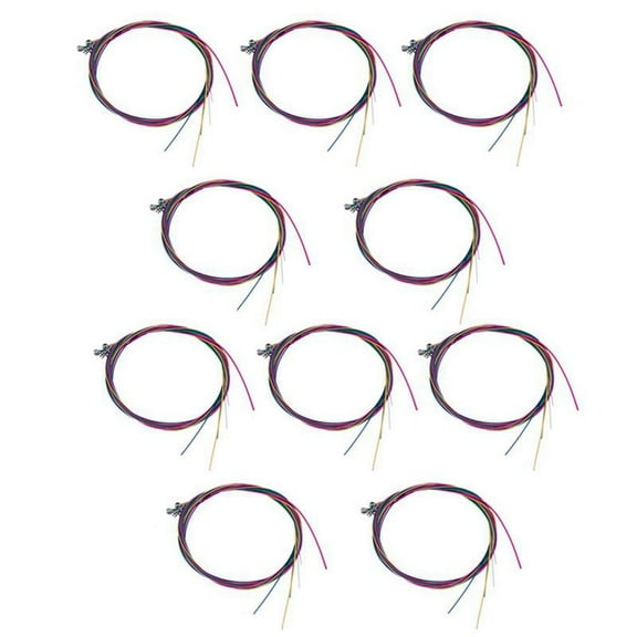 60Pcs/Set Acoustic Guitar String Replacement Steel String for Musical Instruments Electric Accessory