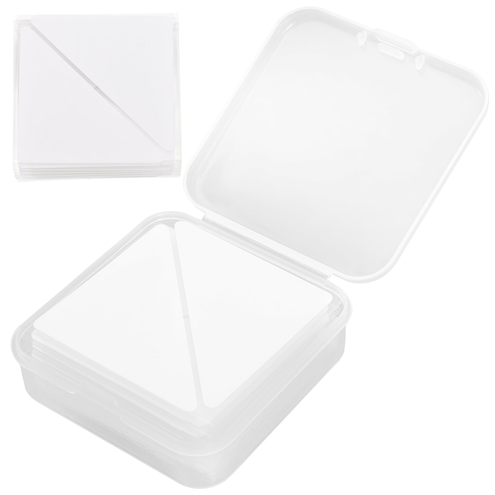 60Pcs Shirt Collar Stickers Shirt Collar Stays PVC Collar Stays