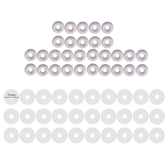 60Pcs Silicone Healing Non Pull Piercing Discs for Piercing Bump 3/5/7/9mm Clear Disc Pads Earlobe Support Patches