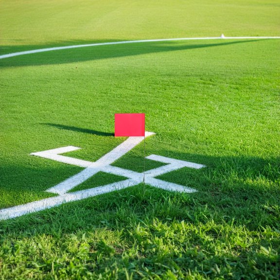 60Pcs Small Red Setting Out Flags with Steel Wire for Yard Utility Marking and Sprinkler System Identification