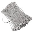 thumbnail image 1 of 60Pcs Stainless Steels Wire Keychains Rings Screw Lock Keyring Metal Keychains Label Rope Tool Latches Fastener, 1 of 9