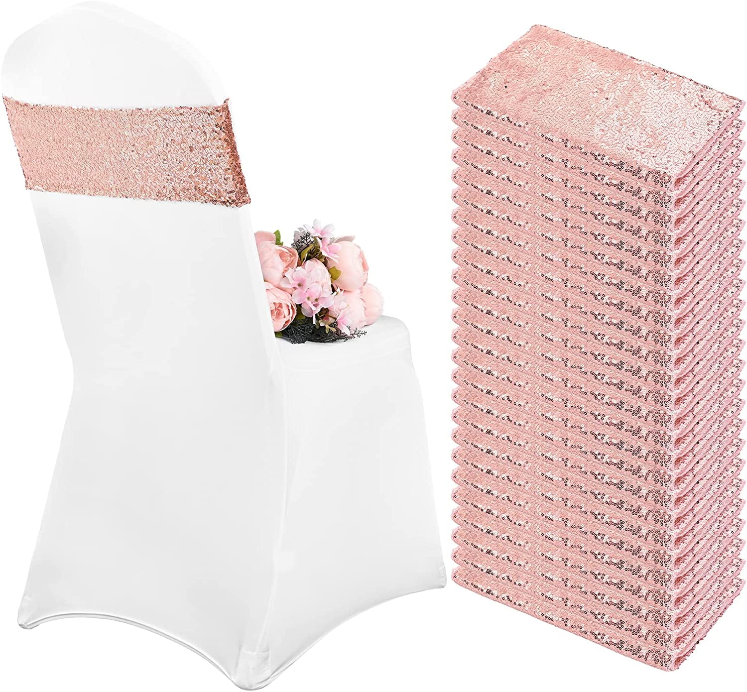 Sequin chair online covers