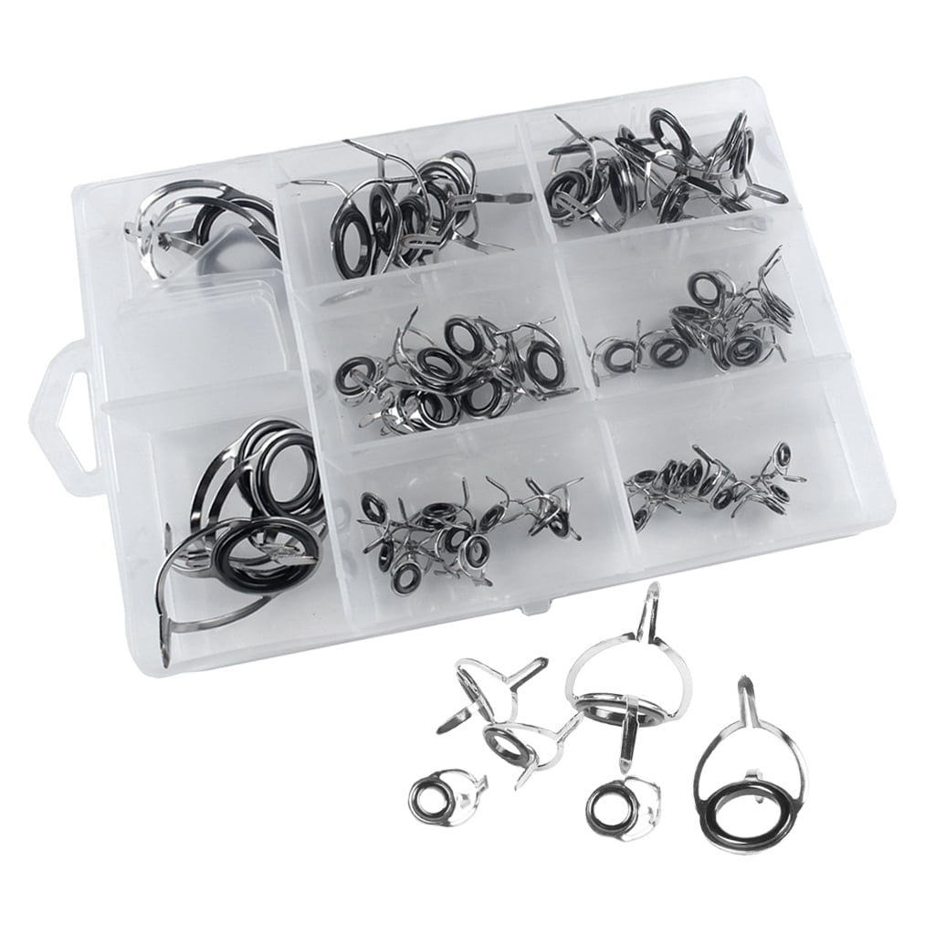 fishing rod eyelets walmart FishTrip Repair Kit Ceramic Guide Rings for Rod The rod guide is a great accessory for a fishing rod Fishing Rod Repair Kit,Fishing Pole