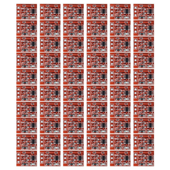 60Pcs TTP223 Touch Sensor Touch Button Module Self -Lock -to -Point Capacitance Switch Unilateral Transformation,60 x module,Red