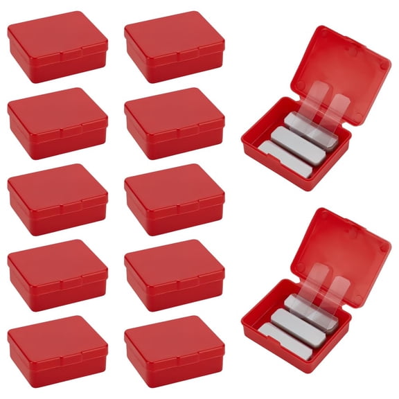 60Pcs Transparent Plastic Double Sided Adhesive Tape Rectangle Clear 38x11.5x0.2mm for Handmade