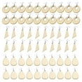 thumbnail image 1 of 60Pcs Unfinished Wood Blank Earrings with Holes and Earrings Hooks for DIY Jewelry Making, 1 of 6