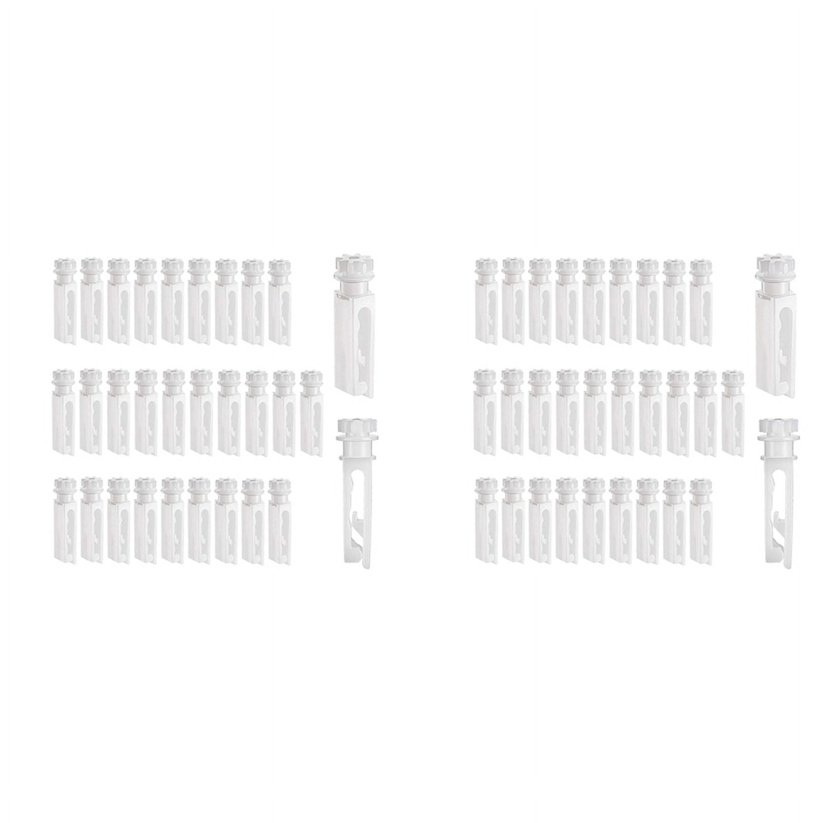 Window Frame Stem NEW 60Pcs Vertical Blind Stem Replacement White Stems for Window ...