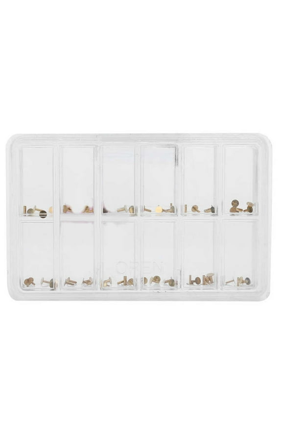 60Pcs Watch Dial Feet Repair Kit Essential Spare Parts for Watchmaker Watch Repairing Sets