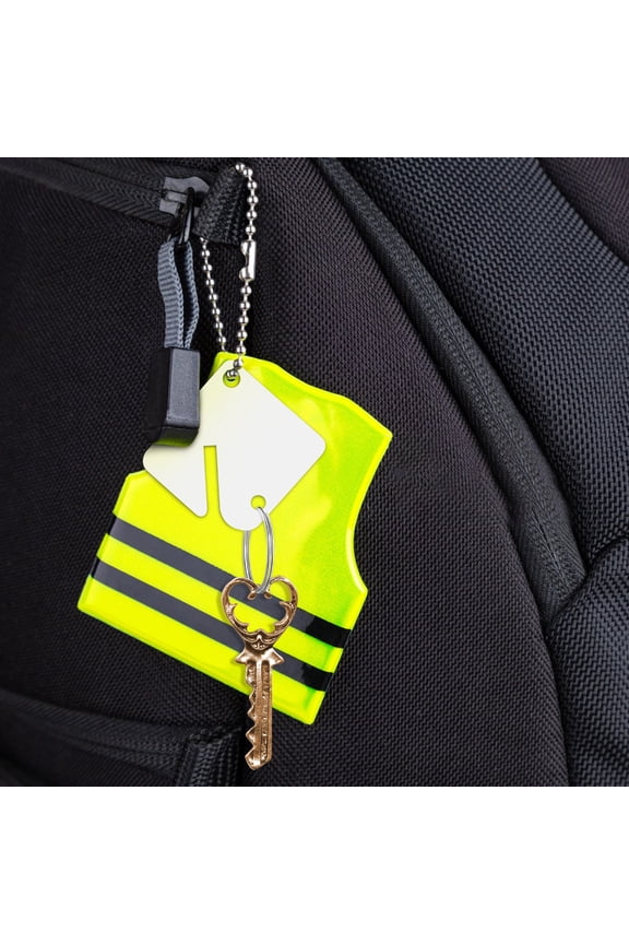 60Pcs White Acrylic Key Tags Bulk Set for Inventory Control Key Identification with Split Rings