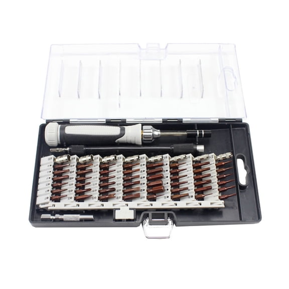 60Piece Alloy Steel Screwdriver Magnetic Bit Set For Electronics Repair With Ergonomic Handle Portable Storage Case
