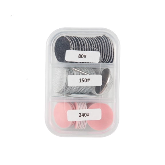 60Pieces Exfoliating Foot Sandpaper Set Ergonomic Stainless Steel Home Pedicure