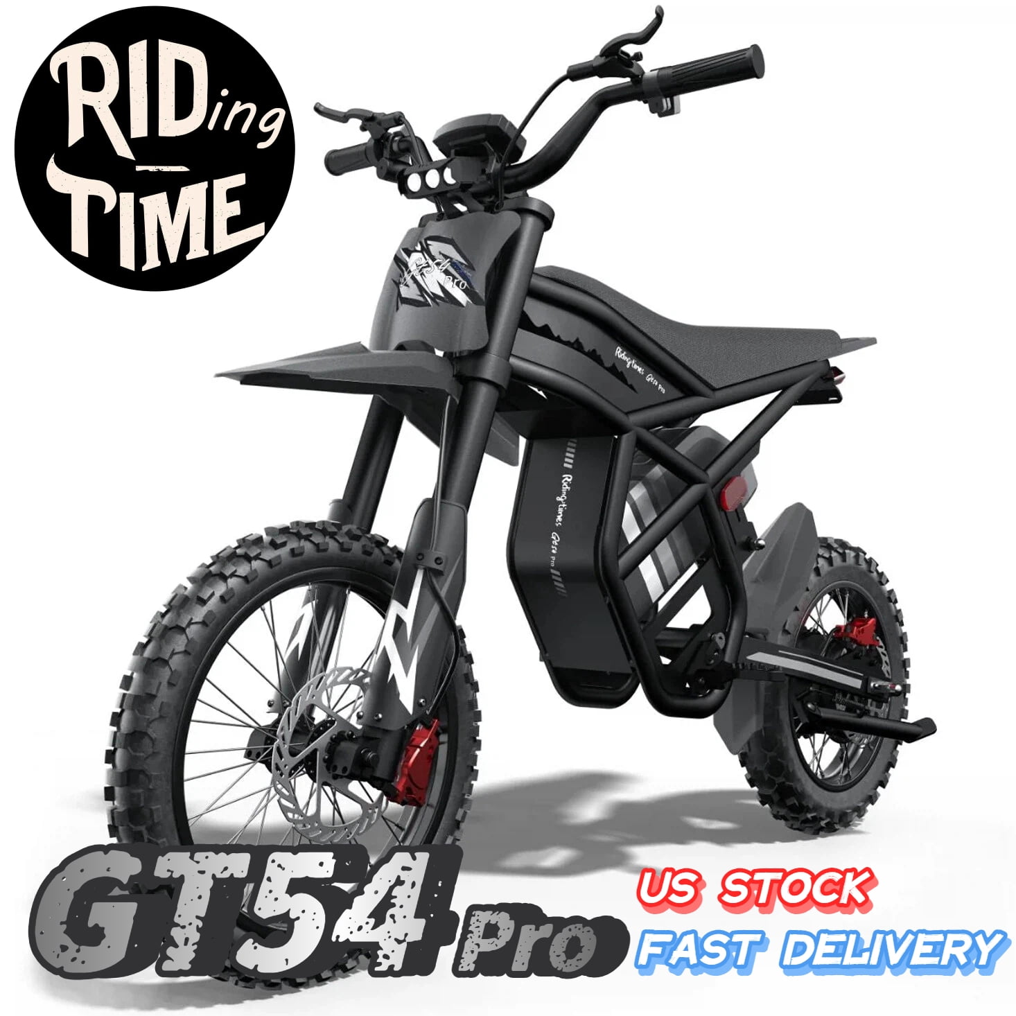 60V 25AH Riding'times GT54 Pro Electric Dirt Bike for Adult Teens 60V 25AH Riding'times GT54 Pro Electric Dirt Bike for Adult Teens