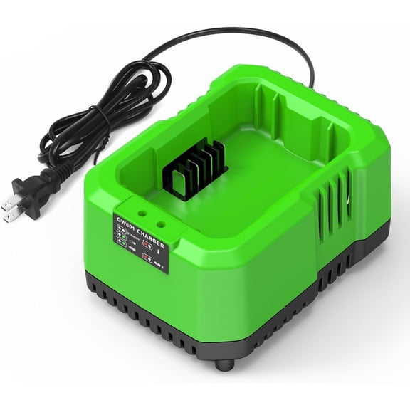 60V Charger Replacement for Greenworks 60V Battery Charger, Compatible with Greenworks Pro 60V Battery& Cordless Power Tools, Fast Charging with Multiple Protections System