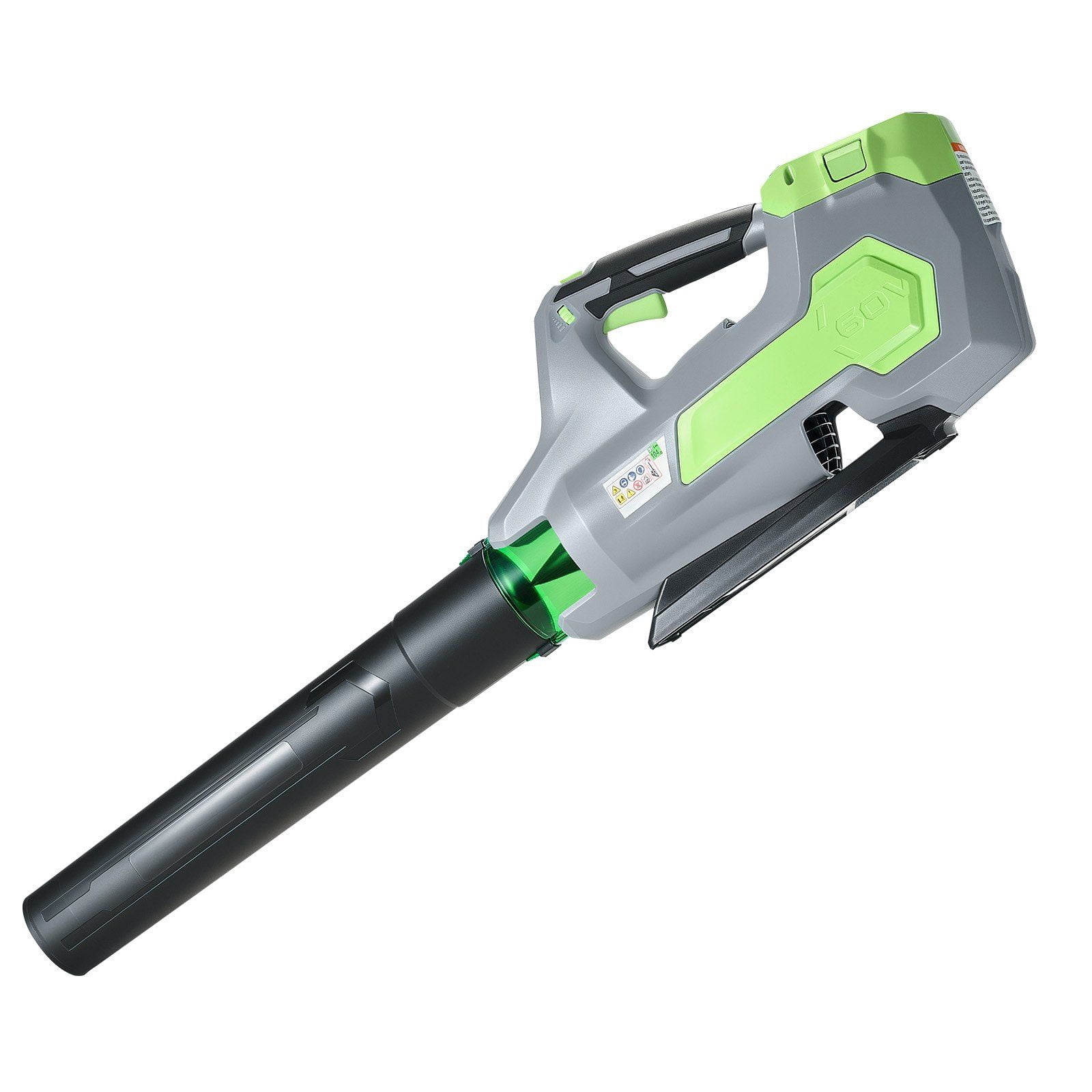 60V Cordless Leaf Blower with 5.0Ah Battery & Fast Charger 650 CFM Electric Blower, 3 Speeds, Lightweight for Yard Cleaning