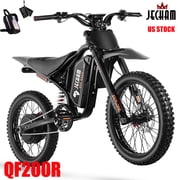 JECHAM QF200 PRO Dirt Bike for Adults & Teens,4700W Peak 60V 32Ah, 60-90 Miles Range, 50MPH, 19" Tires, Full Suspension, Hydraulic Brakes, NFC, UL2849