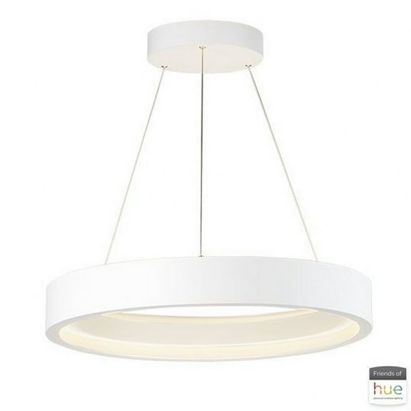-60W 1 Led Pendant-28.5 Inches Wide By 4 Inches High Et2 Lighting E35004-Mw