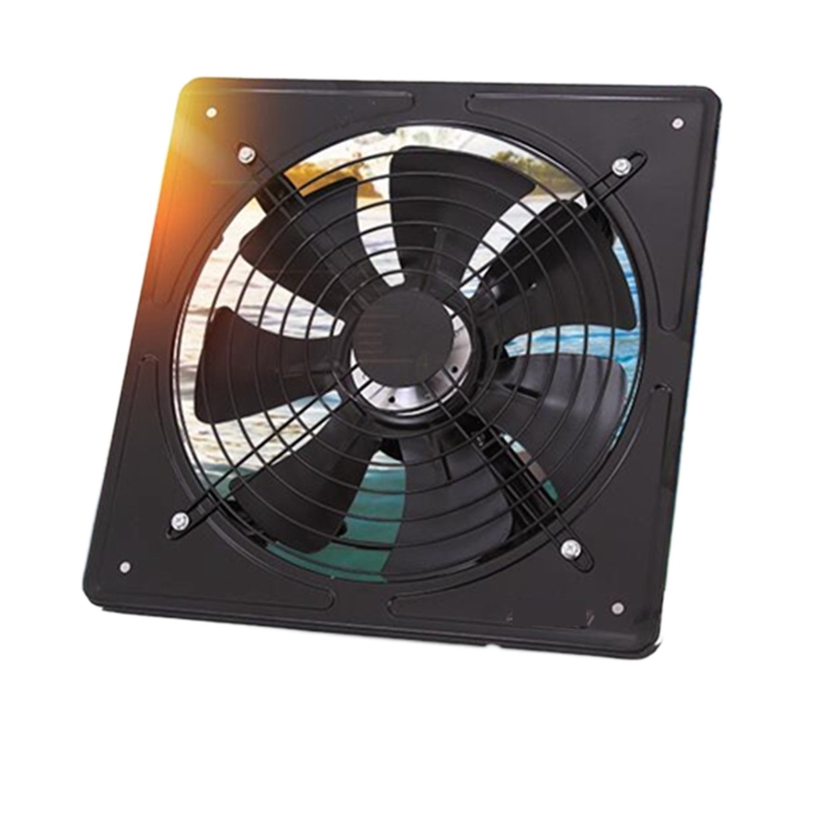 60W 10 12inch Industrial Ventilation Extractor Metal Axial Exhaust Air ...