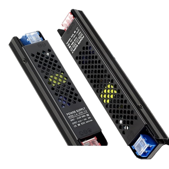 60W 100W 200W 300W 400W LED Strip Power Supply Adapter Driver 110 220 to 12V 24V Ultra Thin Lighting Transformer ,Ease of Installation