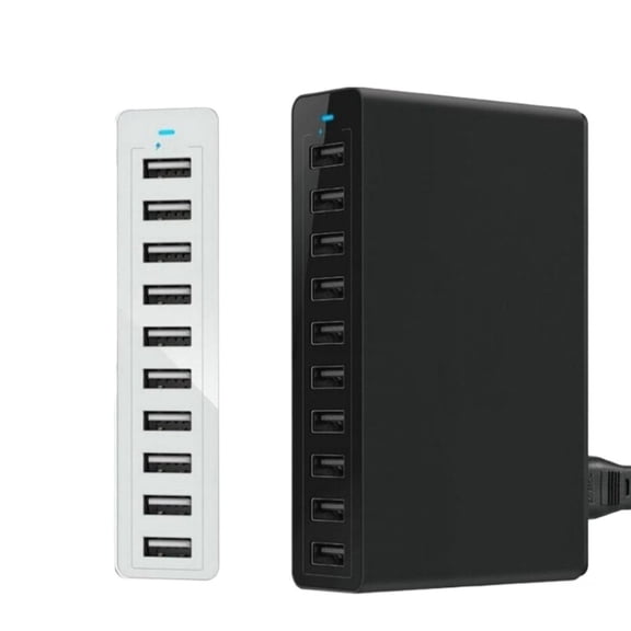60W 10Port USB Charger for Charging Station Dock Multi USB Charger Desktop Mobile Phone Charge