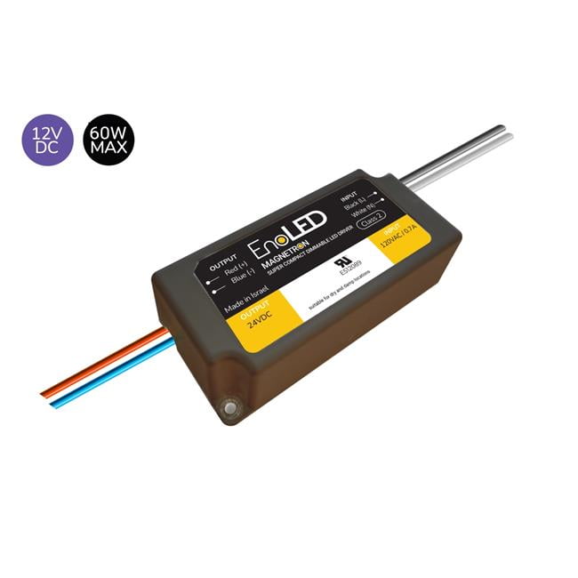 60W 12V DC Super Compact Triac & ELV Dimmable LED Driver