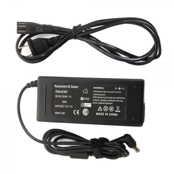 60W AC Power Adapter Charger for Sony Vaio ac16v8 PCG-700 pcg-f403 pcg-fx340p pcg 432l R505GLK +Cord
