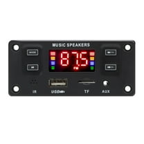 60W Bluetooth Car MP3 Player, Hands-Free Calling Radio, USB/TF Card Reader AUX Input, FM Radio 87.5-108MHz, Supports Multiple Formats, EQ Presets, Wireless Remote Control, 12V Compatible