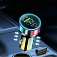 thumbnail image 1 of 60W Car Charger Super Fast Charging Cigarette Lighter USB Phone Accessories Charger Voltmeter Adapter with USB C Universal Quick Charge Multi Port for 12-24v Car Cigarette Lighter Plug, 1 of 7