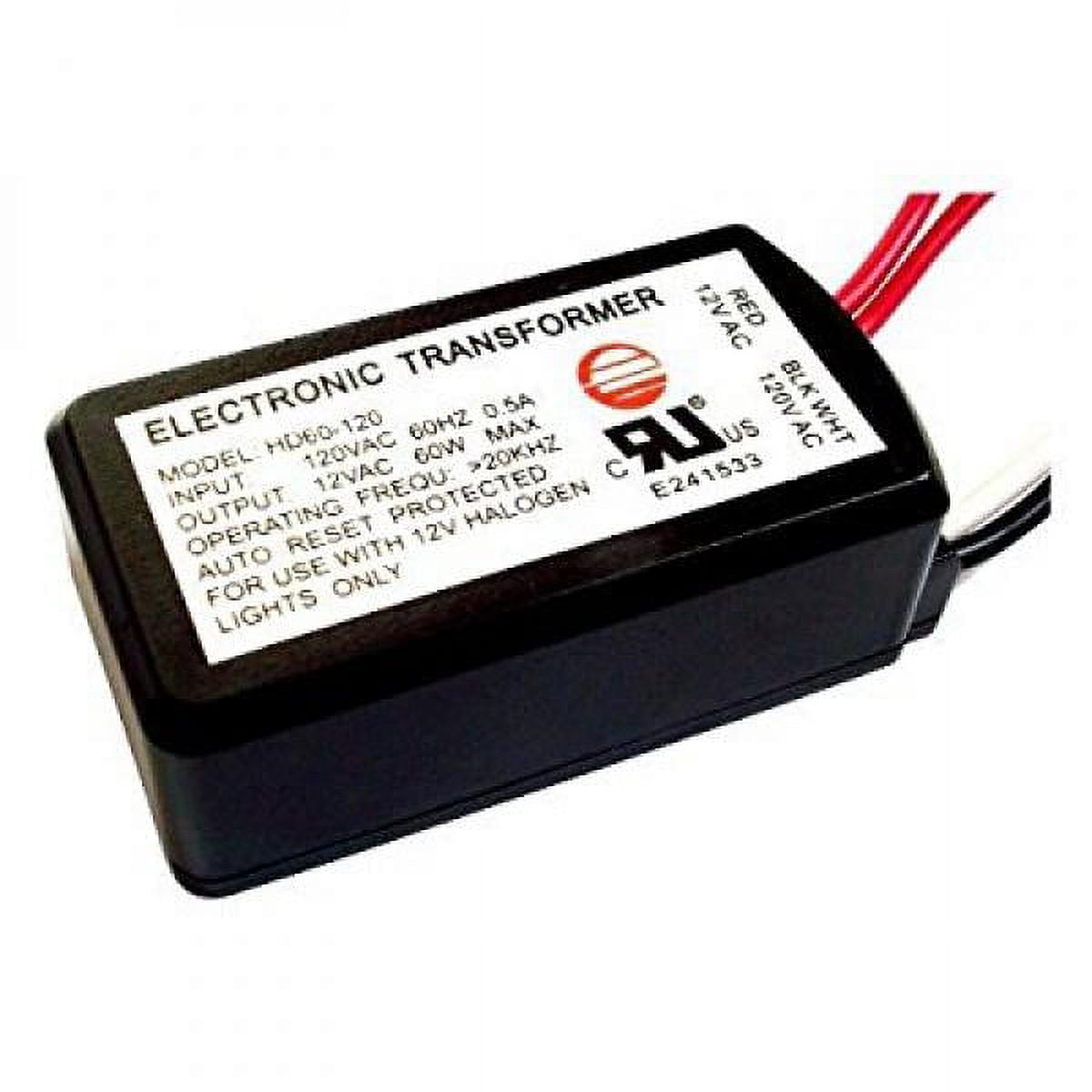 60W ELECTRONIC LOW VOLTAGE HALOGEN TRANSFORMER HD60120