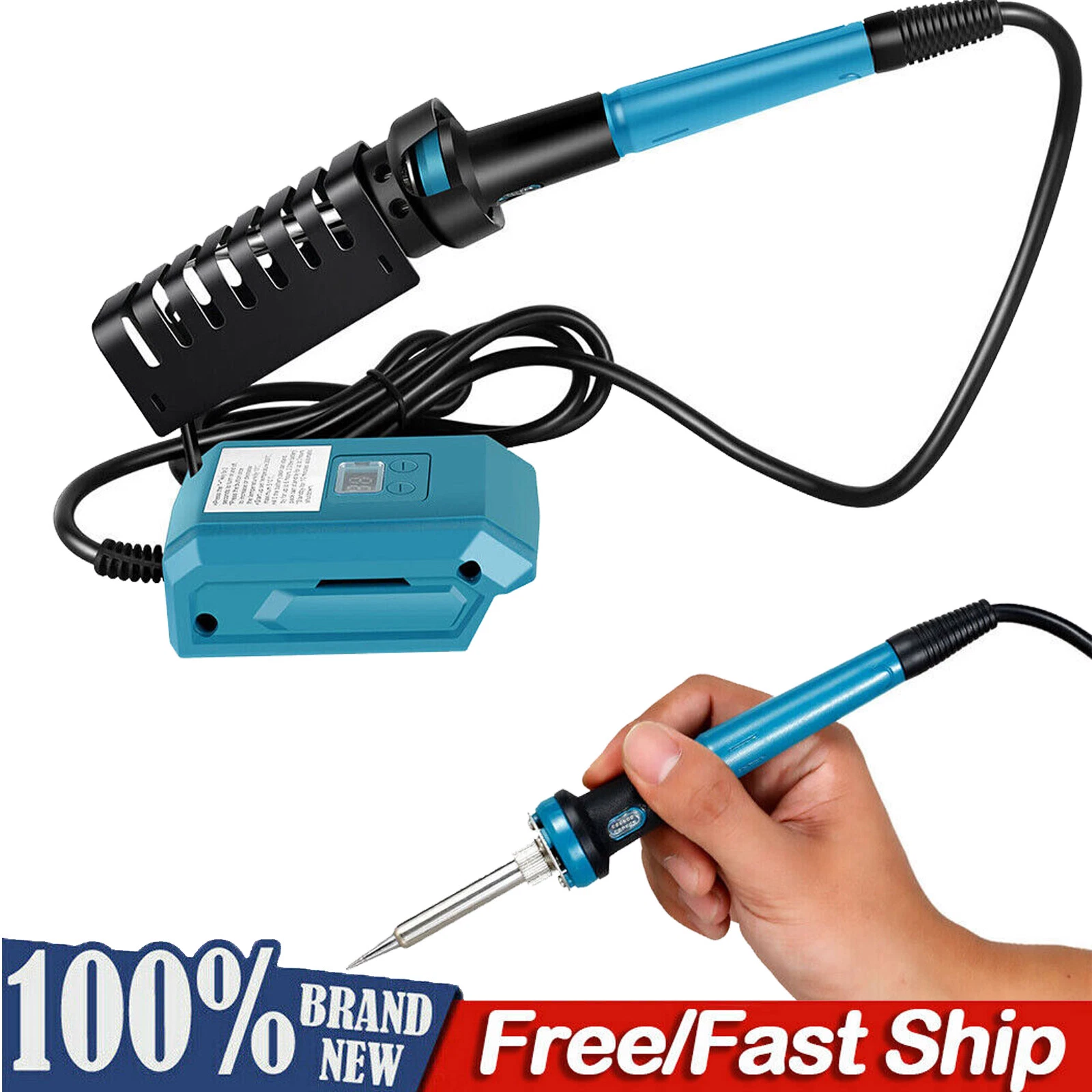 60W Electric Soldering Iron Welding Tool Rapid Heating Solder Tips For Makita