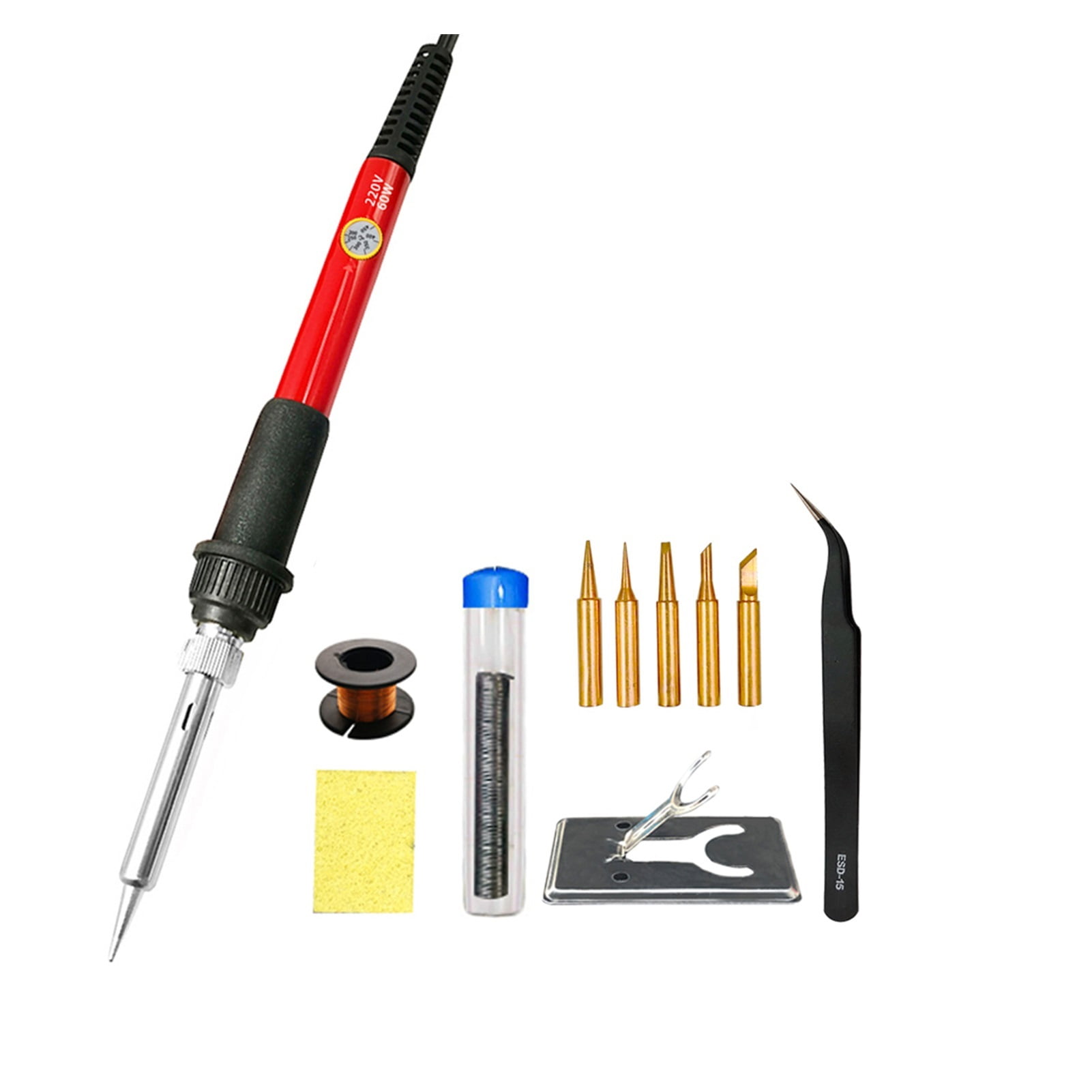 60W Electric Soldering Irons Kit Temperature Adjustable Soldering Iron