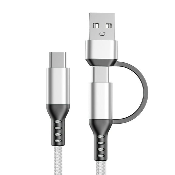 60W Fast Charging USB C Cable for Phones Nylon Braided Charging Cord Data Wire Line with Wide Compatibility 1m