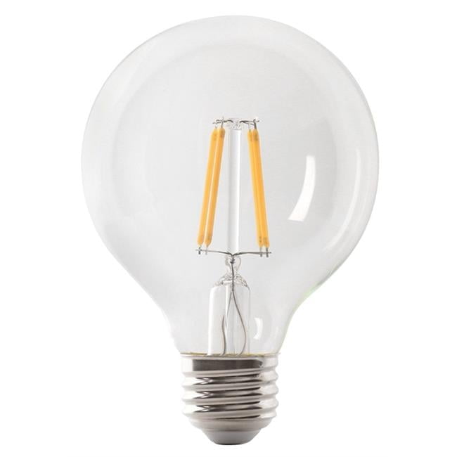 60W G25 Dimmable LED Bulb, White - 27K