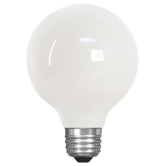60W G25 Dimmable LED Bulb, White - 27K