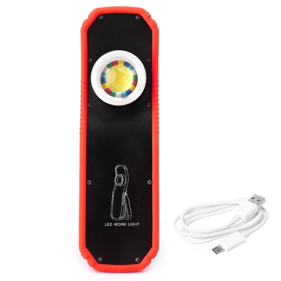 60W Portable LED Work Lamp Magnetic Flashlight Torch With Hangings Hook