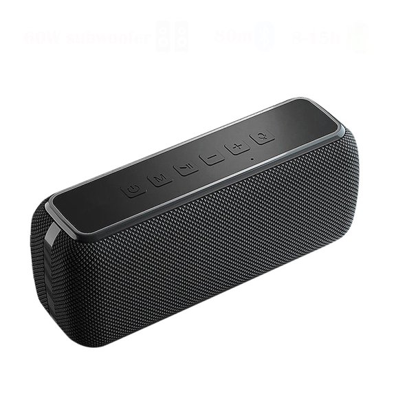 60W Portable Wireless Bluetooth Speakers TWS Bass With Subwoofer IPX5 Waterproof Connection Distance 80m 15H Play Time
