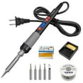 60W Soldering IronGun Kit Adjustable Temperature WeldingSolderWire