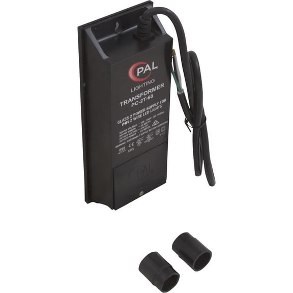 PAL Lighting 42-PC-2T-60 PAL PC-2T 2-Wire Transformer, 12 VDC Output, 55 Watt