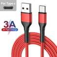 thumbnail image 1 of 60W USB Type C To USB C Cable USBC PD Fast Charging Cord USB-C TypeC Cable 3A For iPhone 15 Pro Max Macbook Samsung Huawei Red 3A A To C 2m, 1 of 6