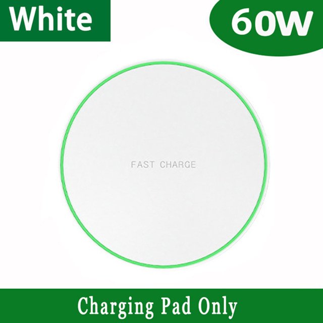 60W Wireless Charger Pad for iPhone 14 13 12 11 Pro Max X Samsung