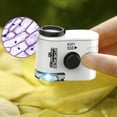 thumbnail image 1 of 60X Mobile Phone Microscope - Clip-On Mini Magnifier with LED for Macro Photos & Videos, 1 of 6