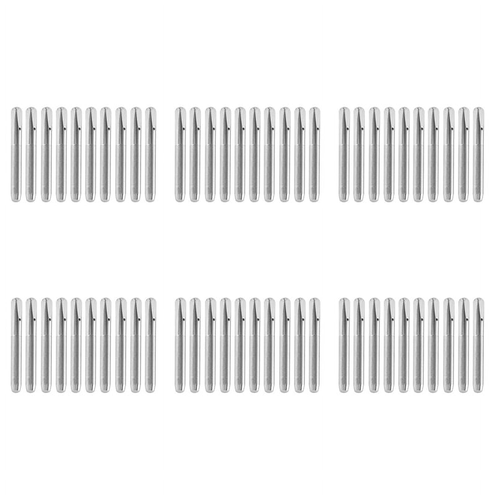 60X Standard Metal Piano Tuning Pins Pegs Piano Loose Tune Spare Replacement Parts Piano Tuning Tool Accessories