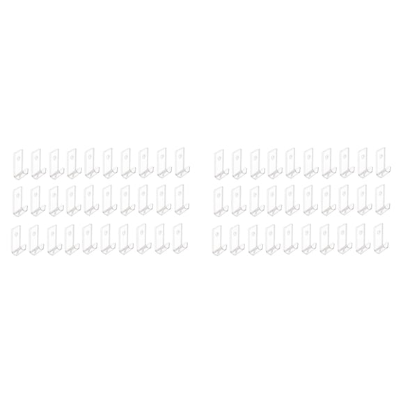 60X Vinyl Record Display Shelf Wall Mount,30Pc Minimalist Acrylic Vinyl Holder Wall Record Wall Display Stand