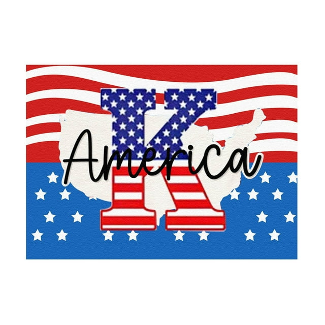 60X40CM 4th July Independence Day USA Country Door Mat Bathroom Rug