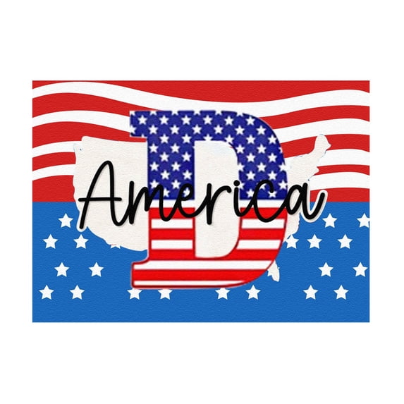 60X40CM 4th July Independence Day USA Country Door Mat Bathroom Rug Celebrating 4th Of July Floor Mat Entrance Front Door Rug Suitable For Home Living Room Bathroom