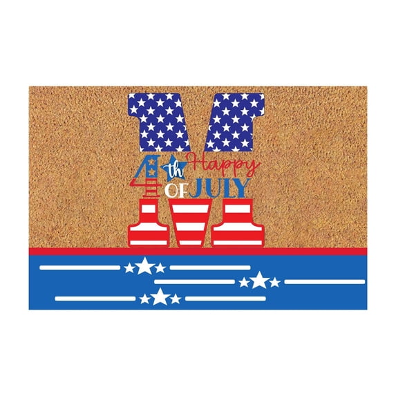 60X40cm 4th Of July Independence Day Door Mat Bathroom Rug Celebrating 4th Of July Floor Mat Entrance Front Door Rug Suitable For Home Living Room Bathroom