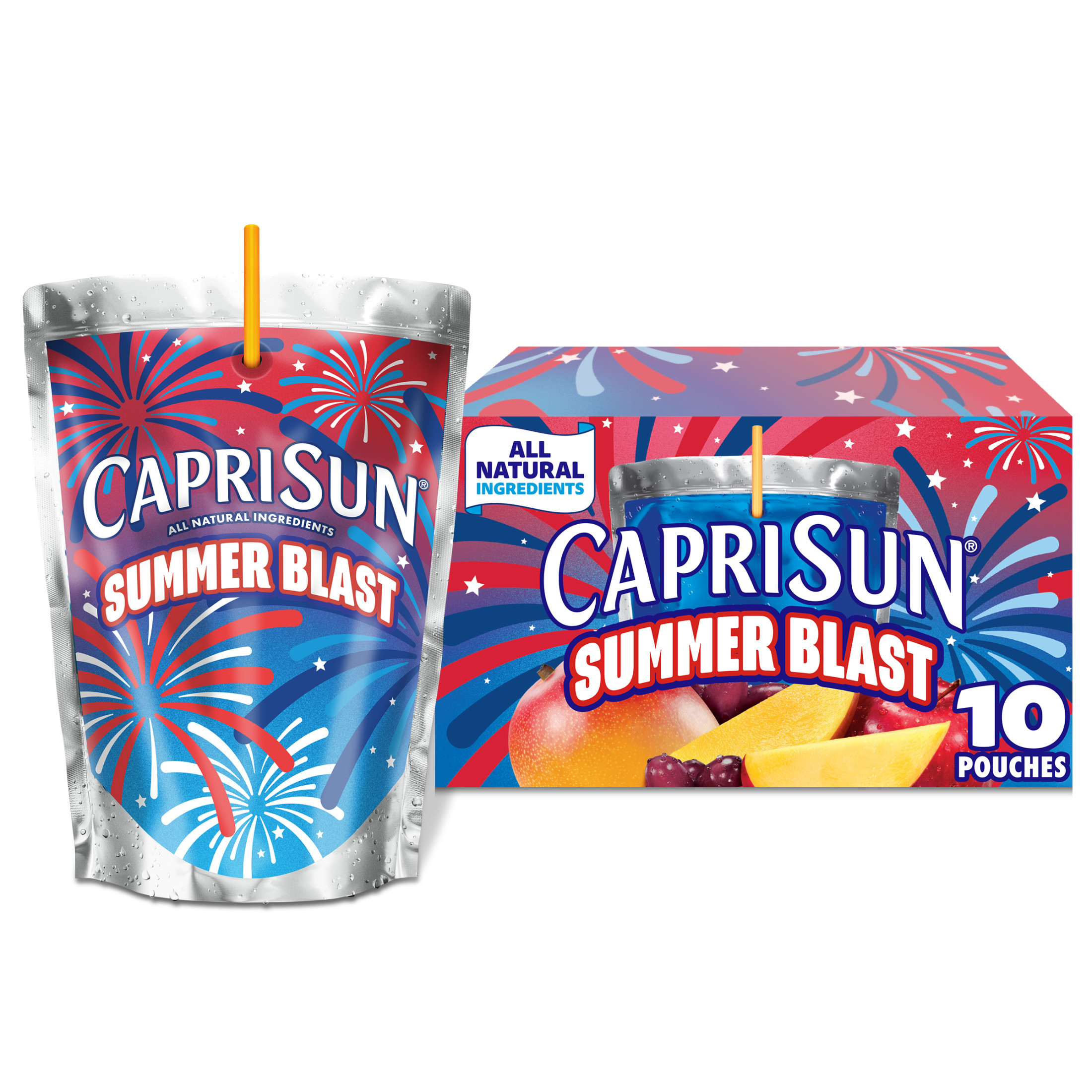 Capri Sun Juice Pouches 10 Ct Summer Blast Passion Fruit Mango Capri Sun Juice Pouches 10 Ct Summer Blast Passion Fruit Mango