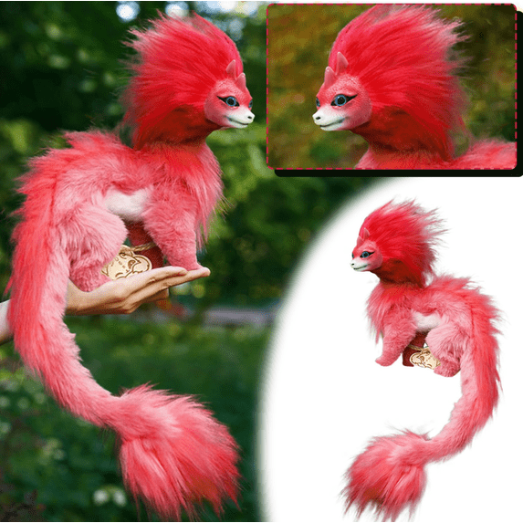 60cm Animal Dragon Plush Doll Red Dragon Toy Animal Doll For Families and Dragon Lovers Birthday Gifts Halloween Dolls