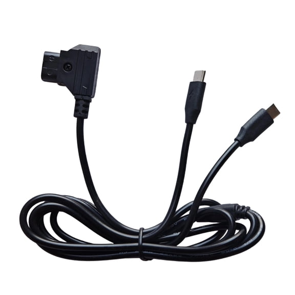 60cm D-tap To Type C Splitter Cable For Simultaneous Power Supply And Video Transmission In Outdoor Photoshoots