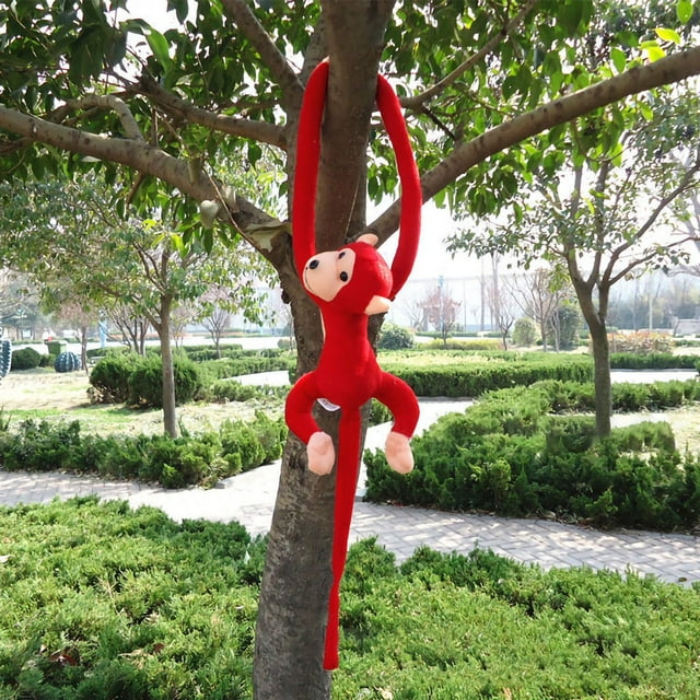 60cm Kawaii Long Arm Tail Monkey Stuffed Doll Plush Curtains Baby