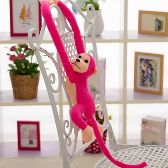 60cm Long Arm Tail Monkey Stuffed Plush Curtains Baby Sleeping Appease Animal Toys Car Decoration Valentine's Day Gi